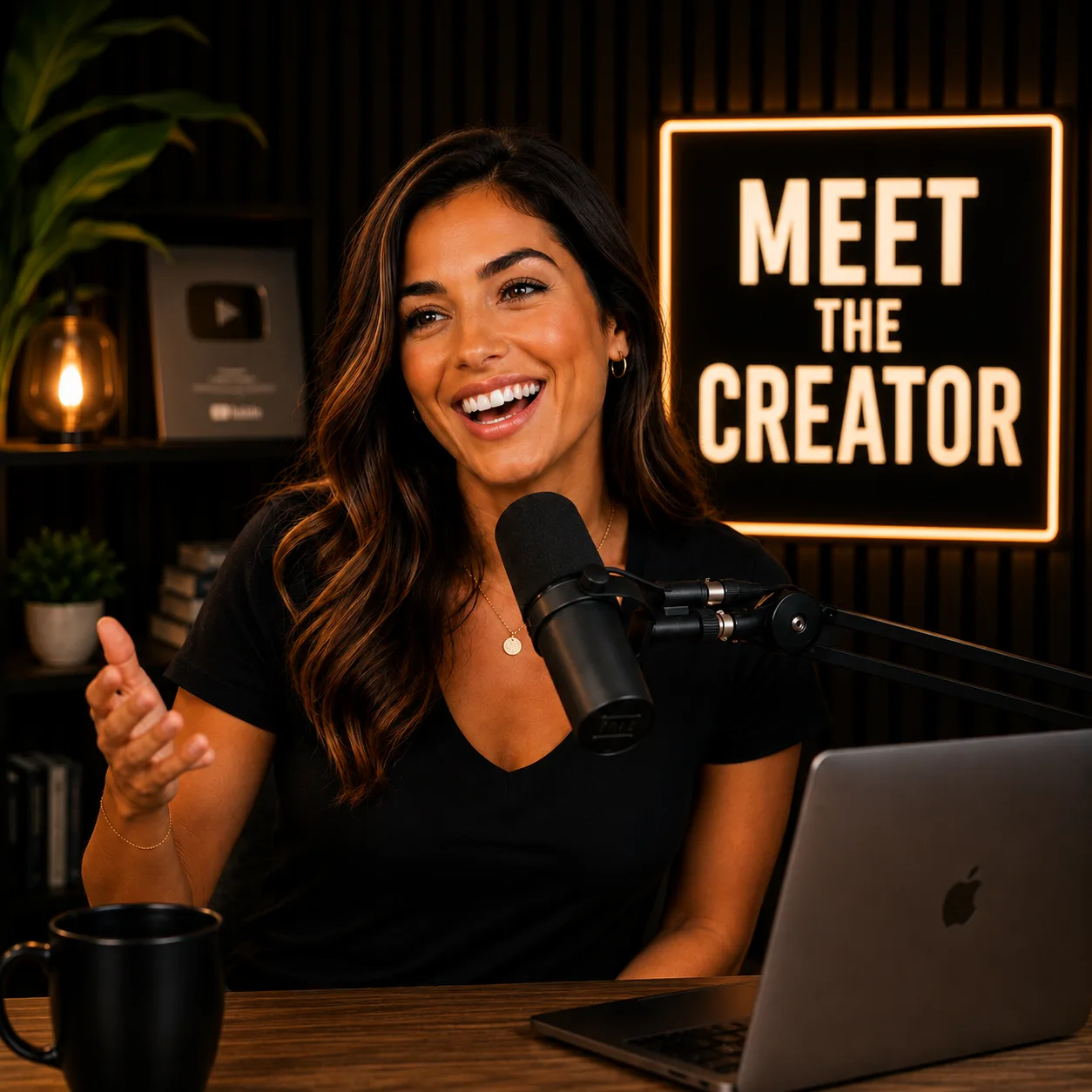 Meet The Creator podcast studio for creator economy interviews